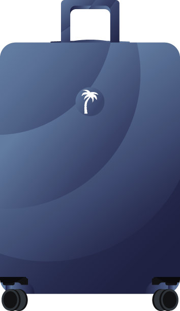 旅行箱，度假，时尚旅行箱，小旅行箱。商务行李箱，图标的网站，插画家。图片下载