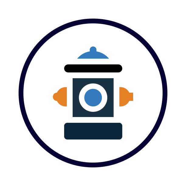 消防栓，公用事业，安全，消防，应急，水，消防栓图标图片下载