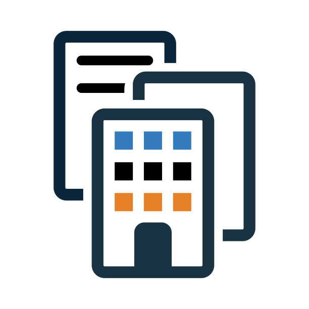 医院，商业，建筑，度假村，酒店图标图片下载