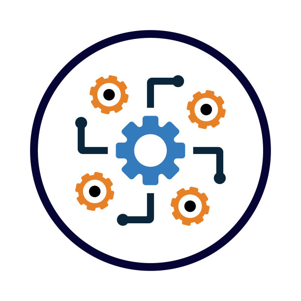 过程，机器人，自动化，齿轮，设置，业务自动化齿轮图标图片下载