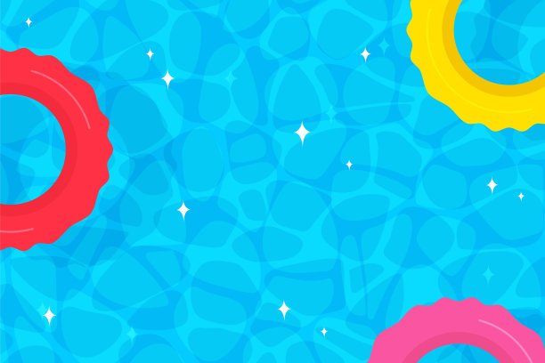 游泳池俯视图图片下载