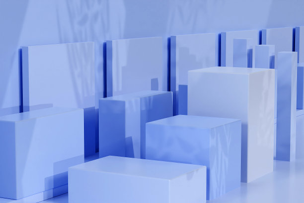 粉彩领奖台立现代展示平台图片下载