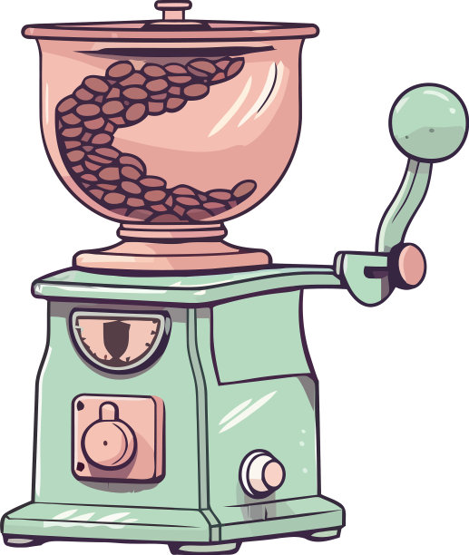研磨金属咖啡豆用于咖啡点心图片下载