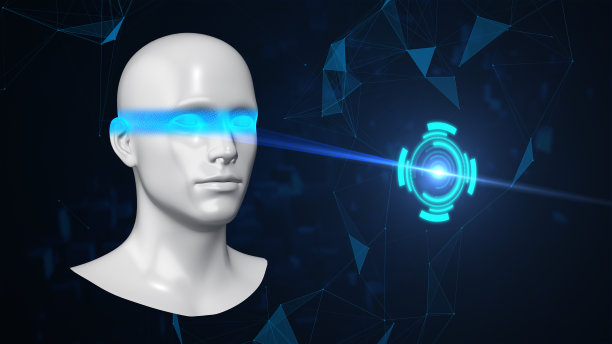 用于高级身份验证的生物识别面部识别图片下载