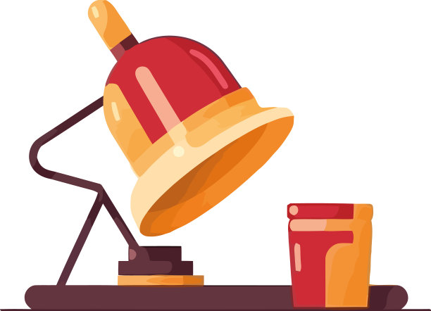 手铃图标孤立在闪亮的黄色背景图片下载