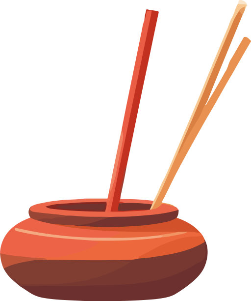 香薰吸管在碗图标图片下载