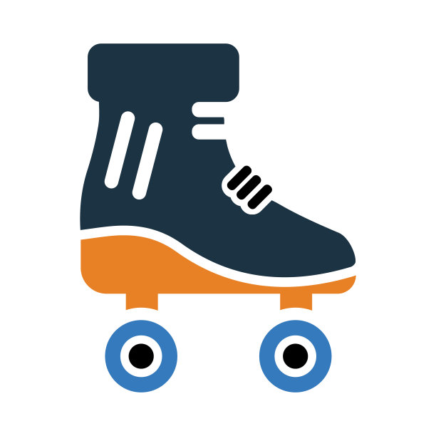 轮滑，儿童轮滑，冰轮滑，轮滑图标图片下载