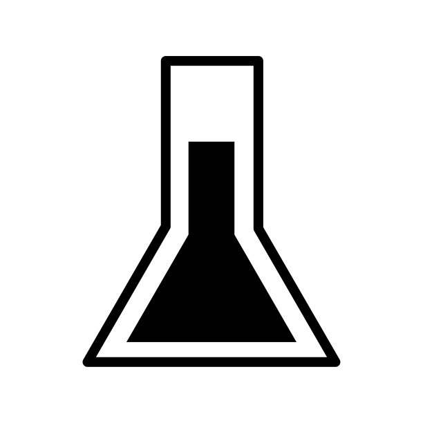 化学图标。化学烧瓶图标。矢量插图。股票的形象。图片下载
