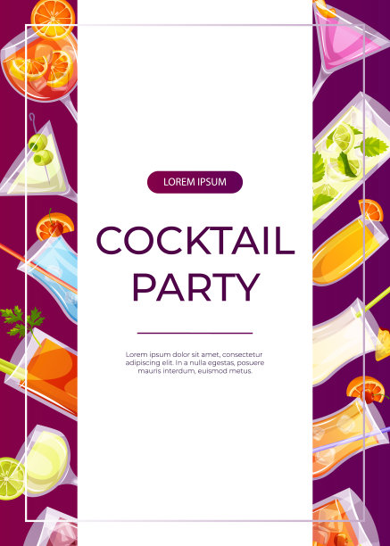 促销传单与经典鸡尾酒设置在海滩上，莫吉托。图片下载