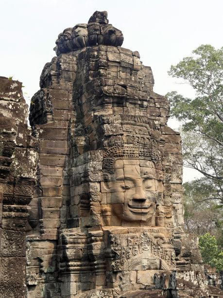 暹粒省巴彦寺，吴哥寺庙建筑群于1192年被联合国教科文组织列为世界遗产，由柬埔寨国王阇耶跋摩七世在十二世纪至十三世纪之间建造图片下载