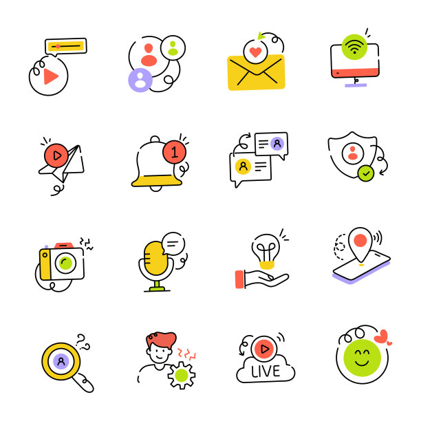 数字技术绘图图标包图片下载