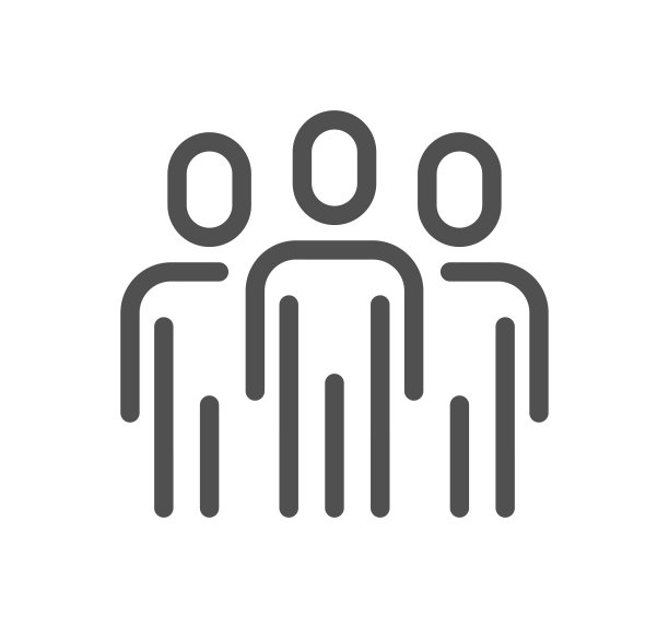 与人相关的图标。图片下载