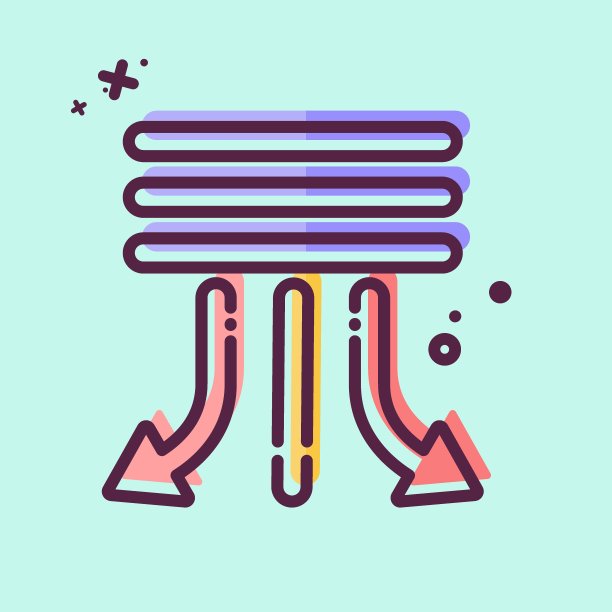 图标。与空调有关的符号。MBE风格。简单的设计可编辑。简单的说明图片下载