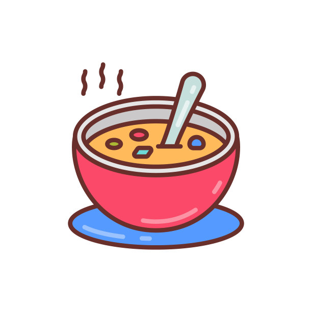矢量汤图标图片下载