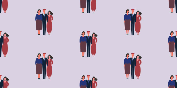 站立的人图案背景图片下载