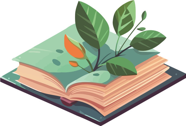 从自然中学习，阅读科学教科书图片下载