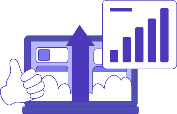商业和市场与图形或图表窗口图片下载