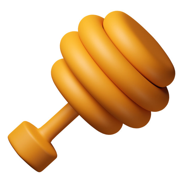 3D渲染木制蜜罐工具插图。3 d图标图片下载