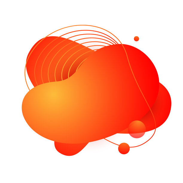 条幅流动徽章图片下载