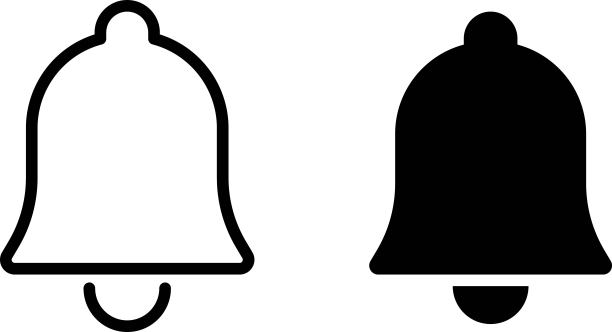 矢量钟形图标集图片下载