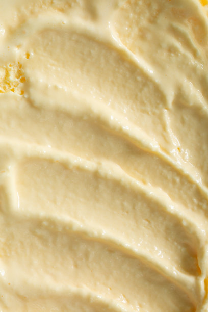 香草冰淇淋的背景，香草冰淇淋的纹理俯视图图片下载