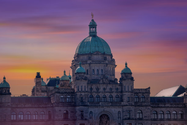 不列颠哥伦比亚省议会大厦，不列颠哥伦比亚省，温哥华，加拿大图片下载