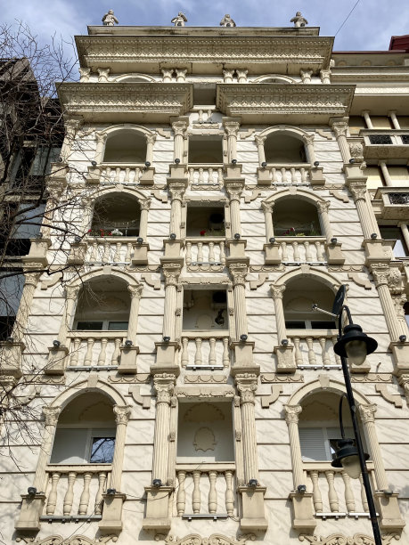 马其顿-斯科普里-市中心的建筑图片下载