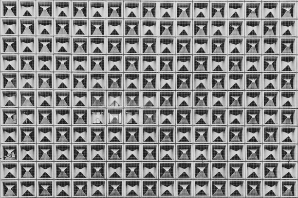 抽象图案的谜题般的外立面图片下载