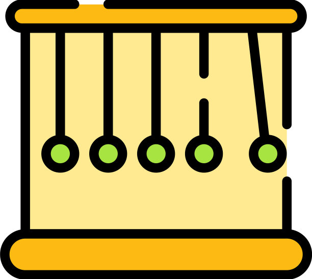摆锤球扁平图标图片下载