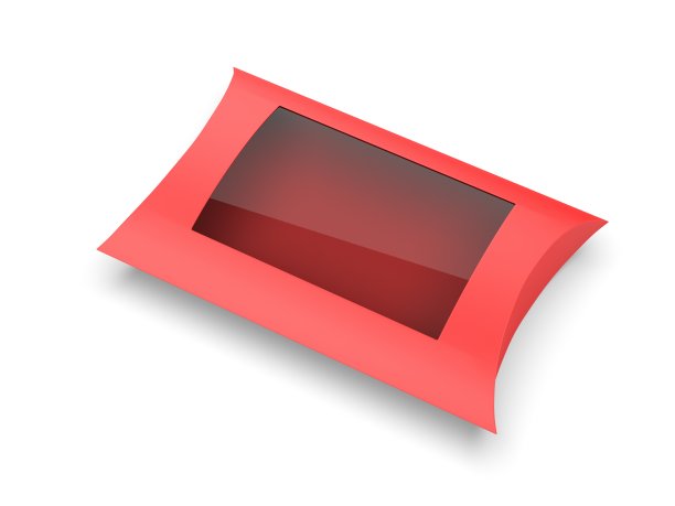 空白纸枕头包装模板。图片下载