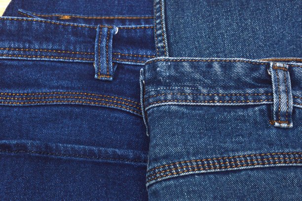 蓝色牛仔裤图片下载