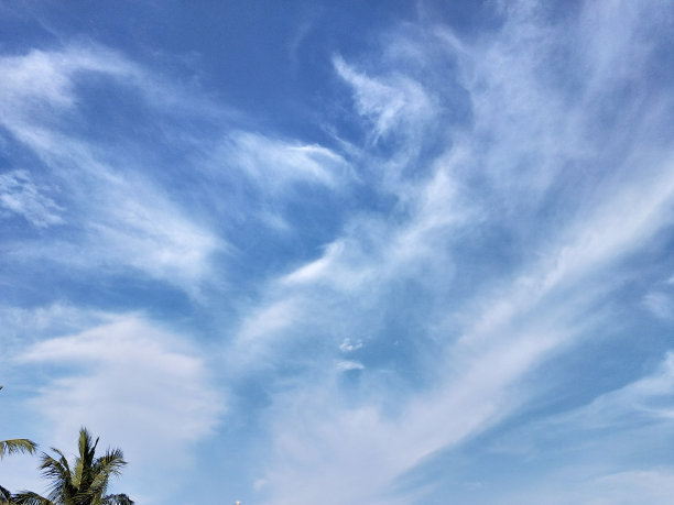 创意龙形卷云飘过夜空。图片下载