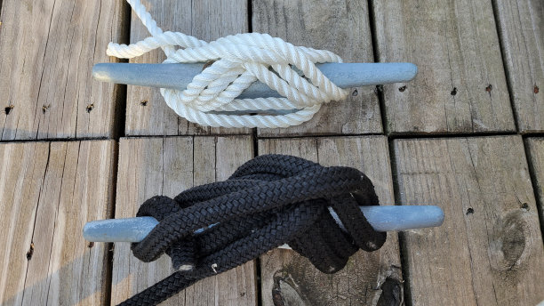 黑白系泊绳图片下载