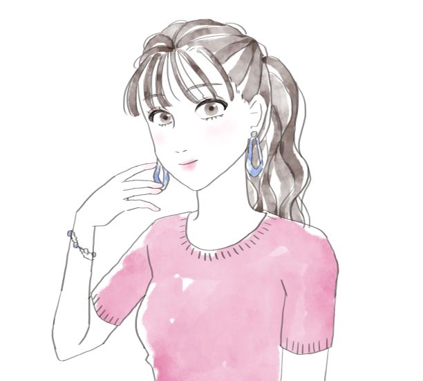 凉爽的底色女人图片下载