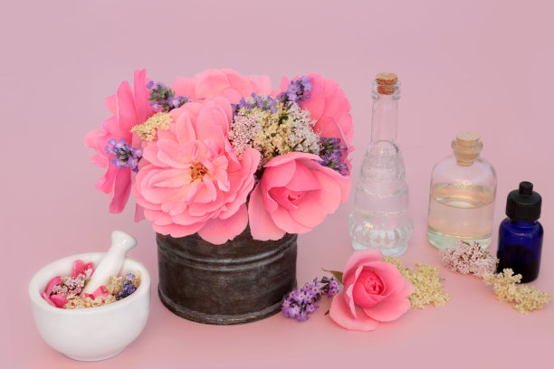 芳香疗法放松的适应原草药图片下载