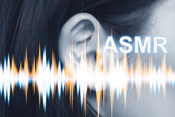 母耳特写及ASMR声音波形图片下载