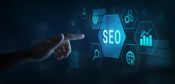 SEO搜索引擎优化概念，网站排名流量图片下载