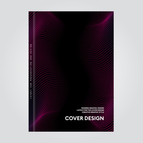 展示和广告的封面设计，小册子封面，目录，传单的创意布局，时尚的文字和照片背景图片下载