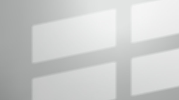 白色空墙上的窗户阴影图片下载