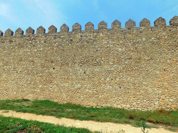 Urueña中世纪的城墙图片下载