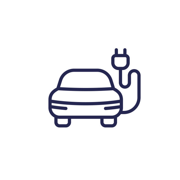 电动汽车插头线图标图片下载