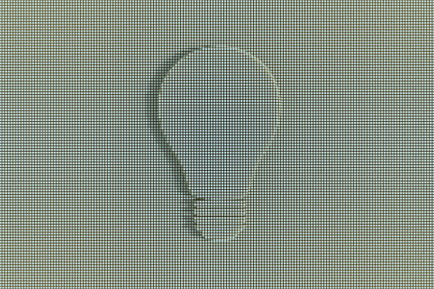 灯泡与立方体形状的背景图片下载