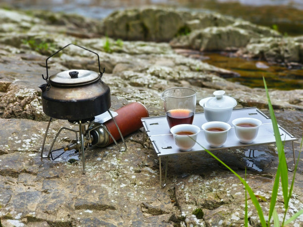 户外茶具图片下载