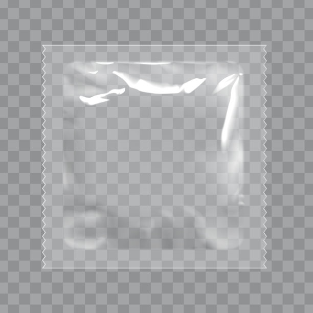 包装透明袋药或避孕套。向量图片下载