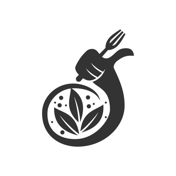 食品标识模板。图标插图品牌标识。孤立而扁平的插图。矢量图形图片下载