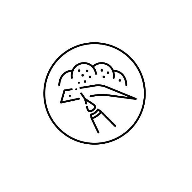 永久彩妆线图标。粉眉图标。微刀片，纹身机，纹身艺术家的偶像。矢量图图片下载