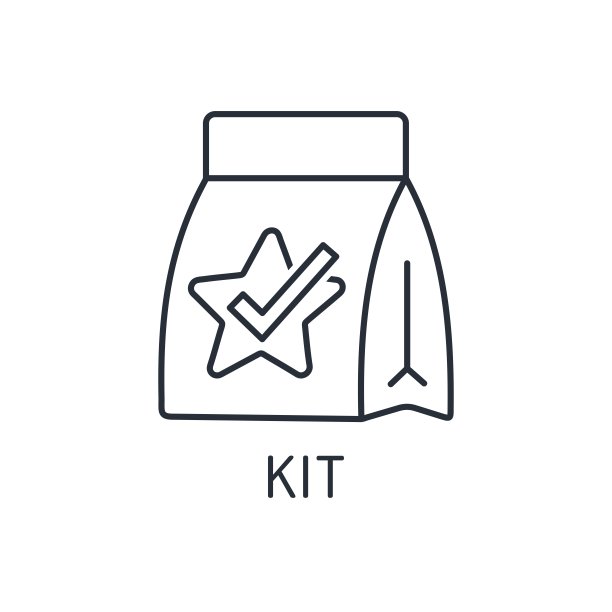 完整的工具包。矢量线性图标隔离在白色背景。图片下载