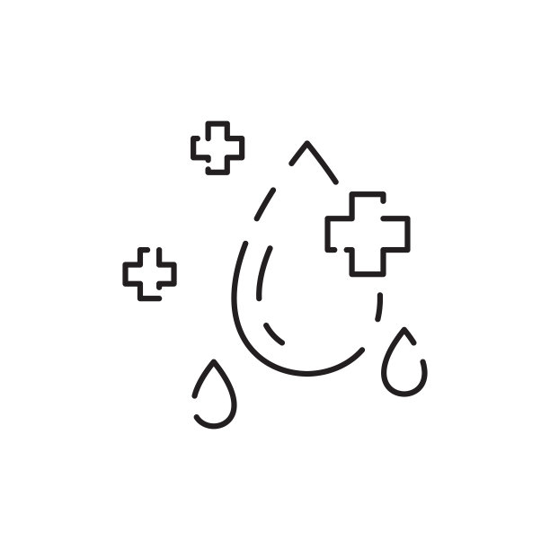 图标行水。滴液体饮料。净化，污染，健康矢量象形图隔离在白色背景上图片下载