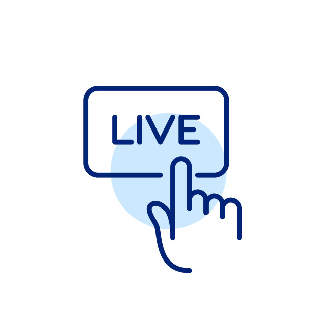直播。广播、音乐或在线视频。像素完美，可编辑的笔触图片下载