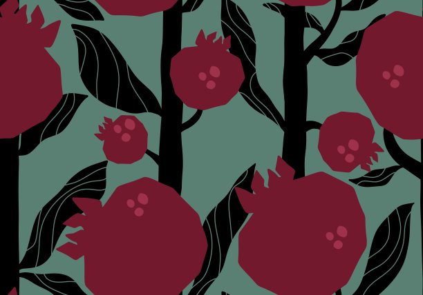 夏季水果无缝图案的孩子和面料图片下载